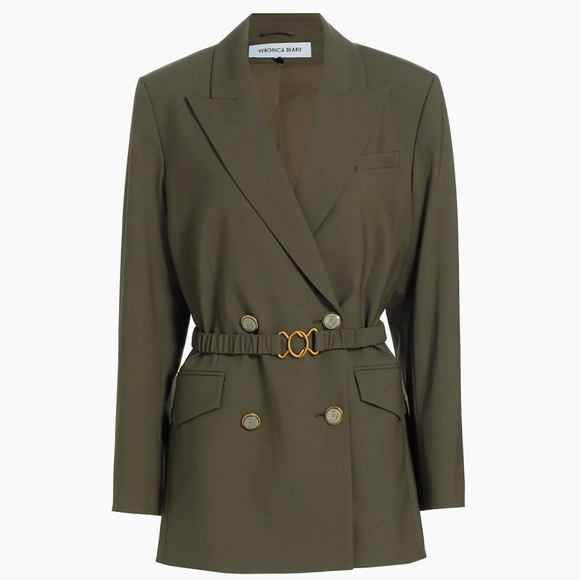 NWT Veronica Beard
Hutchinson Wool-Blend Dickey Jacket Sz M - Picture 3 of 11